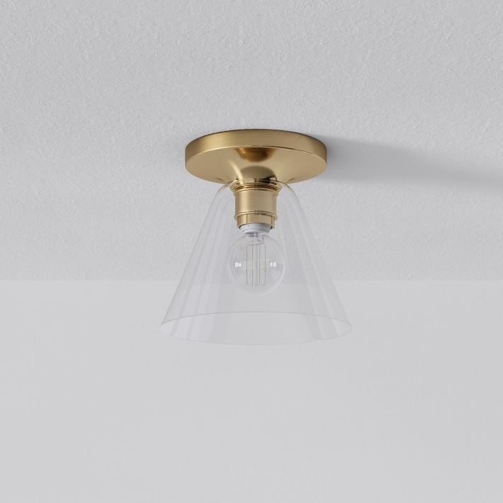 Conica Cone Flush Mount – Glass Ceiling Light for Modern Spaces K1396