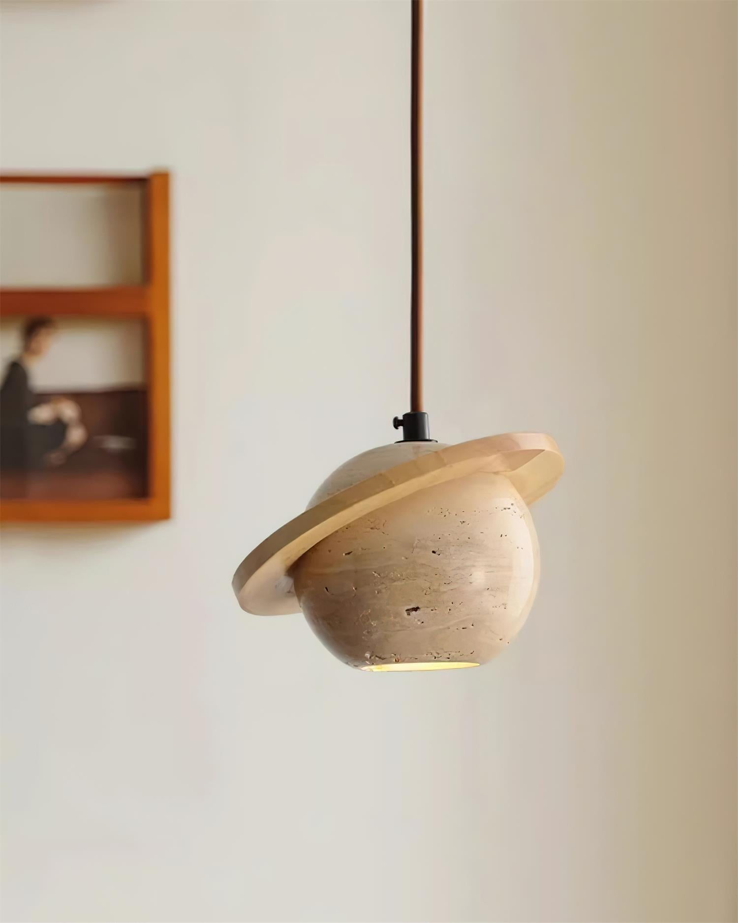 Planet Travertine Pendant Light K599