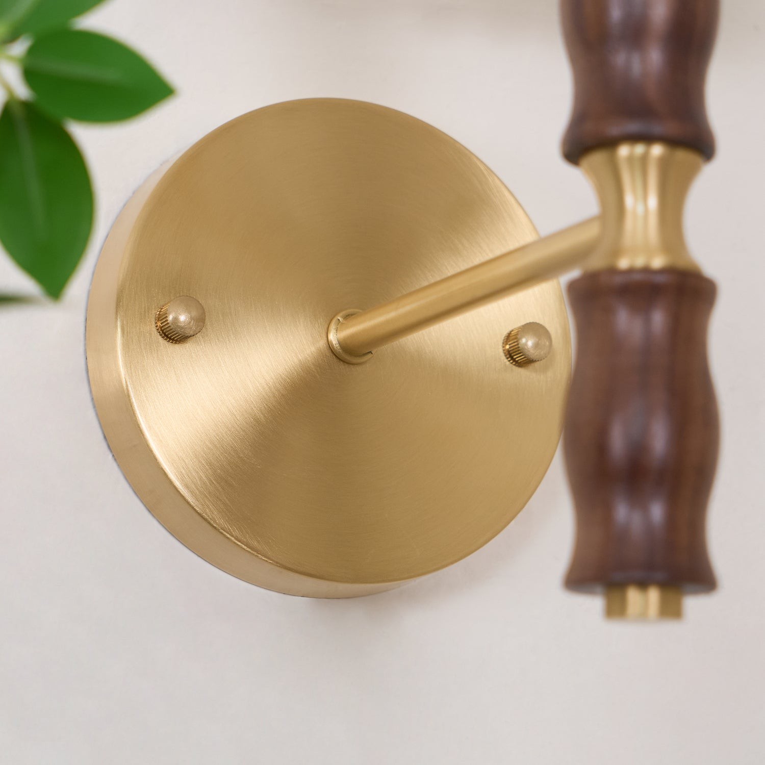 Japanese Retro Walnut Atmosphere Wall Light For Bedroom K602