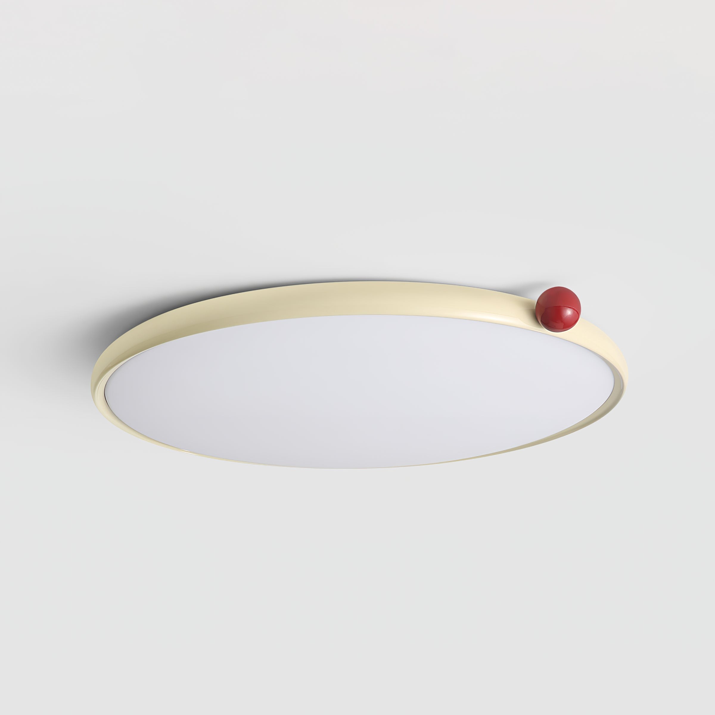 Minimalist Disc Cream Style Ultra-thin Ceiling Lamp K462