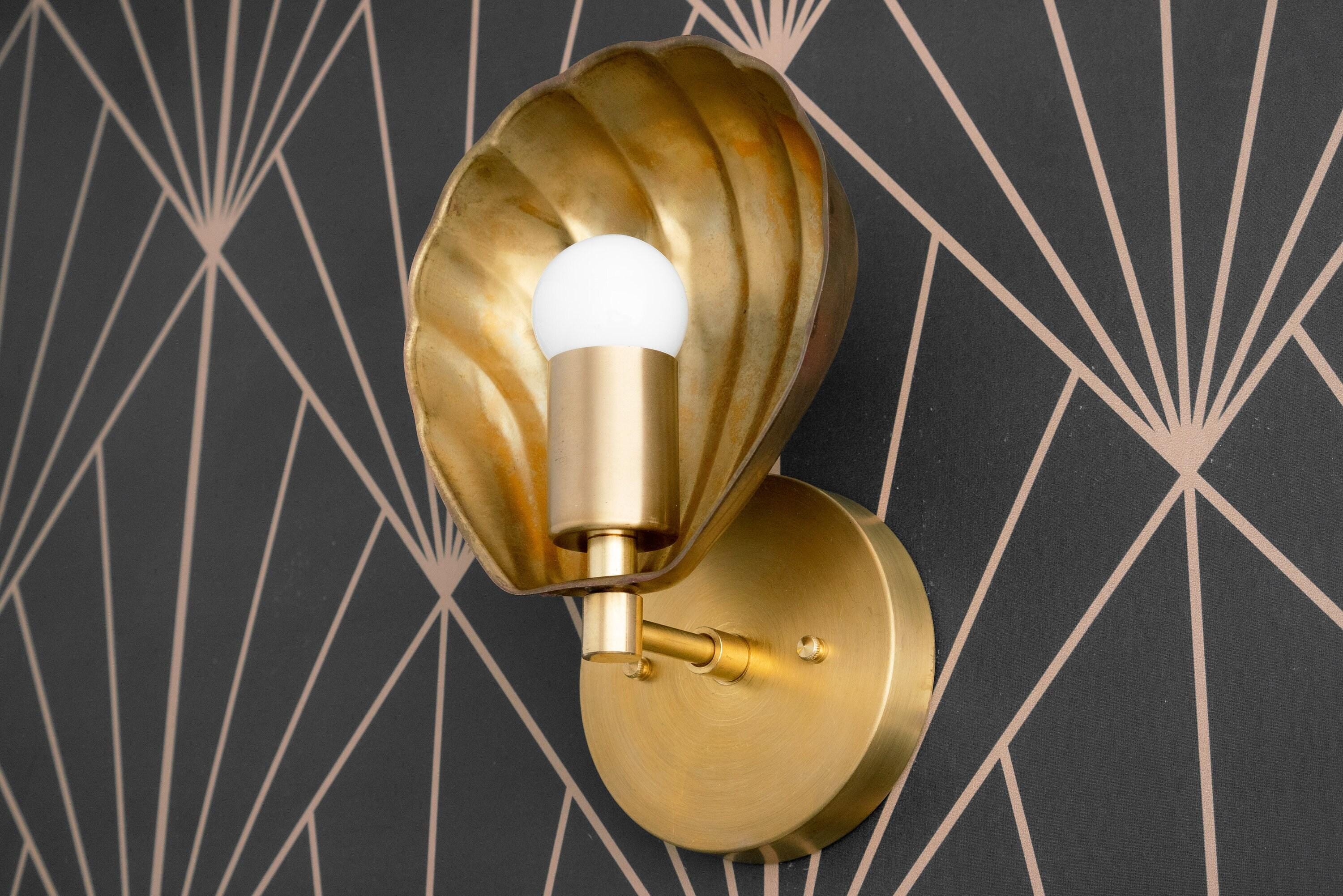 Ornato Luxe Deco Brass Wall Light - Multiple Finishes Available K1484