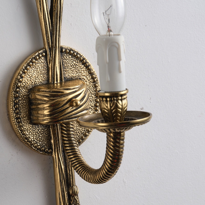 Cast Brass Sconce D584