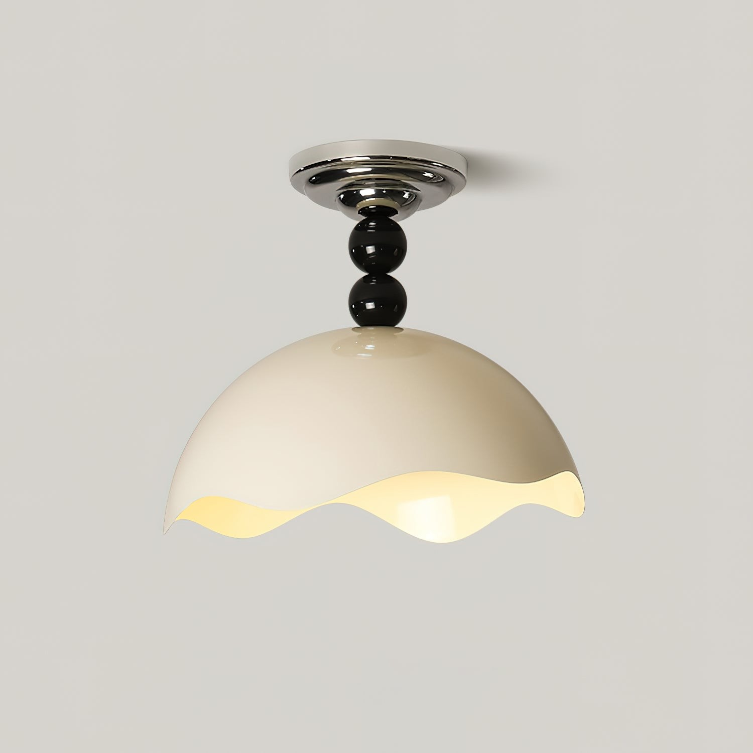Modern Wave Crest Metal Ceiling Lamp K770