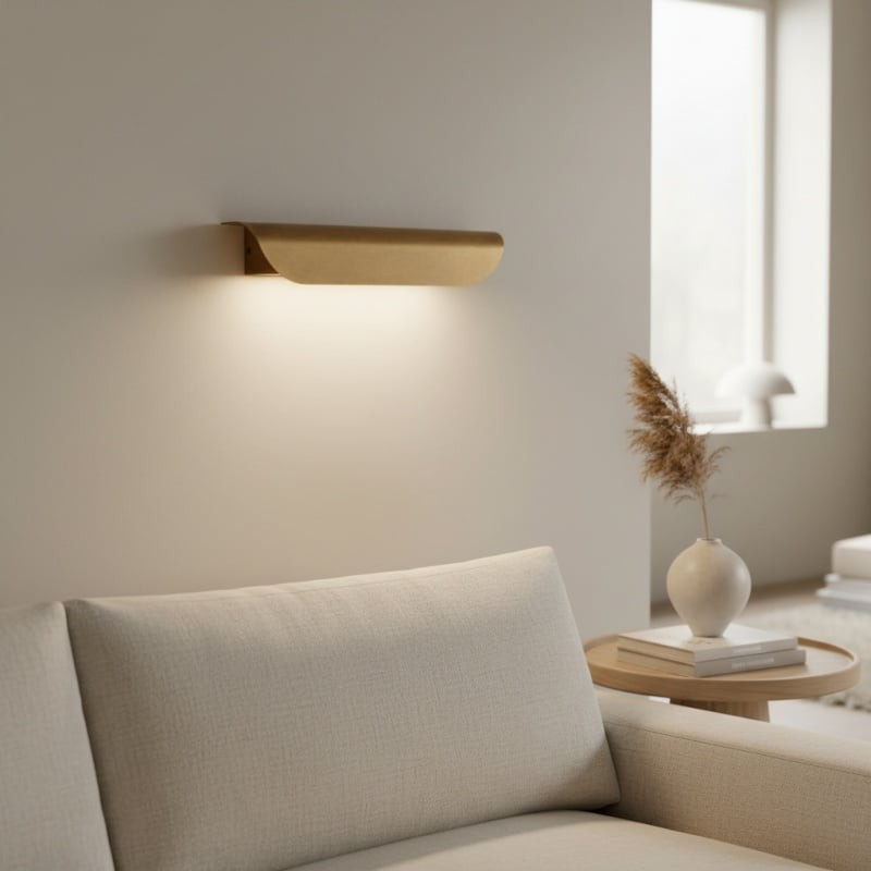 Hidra Modern Metal Wall Sconce - Minimalist Down-Light Sconce for Modern Homes K1691