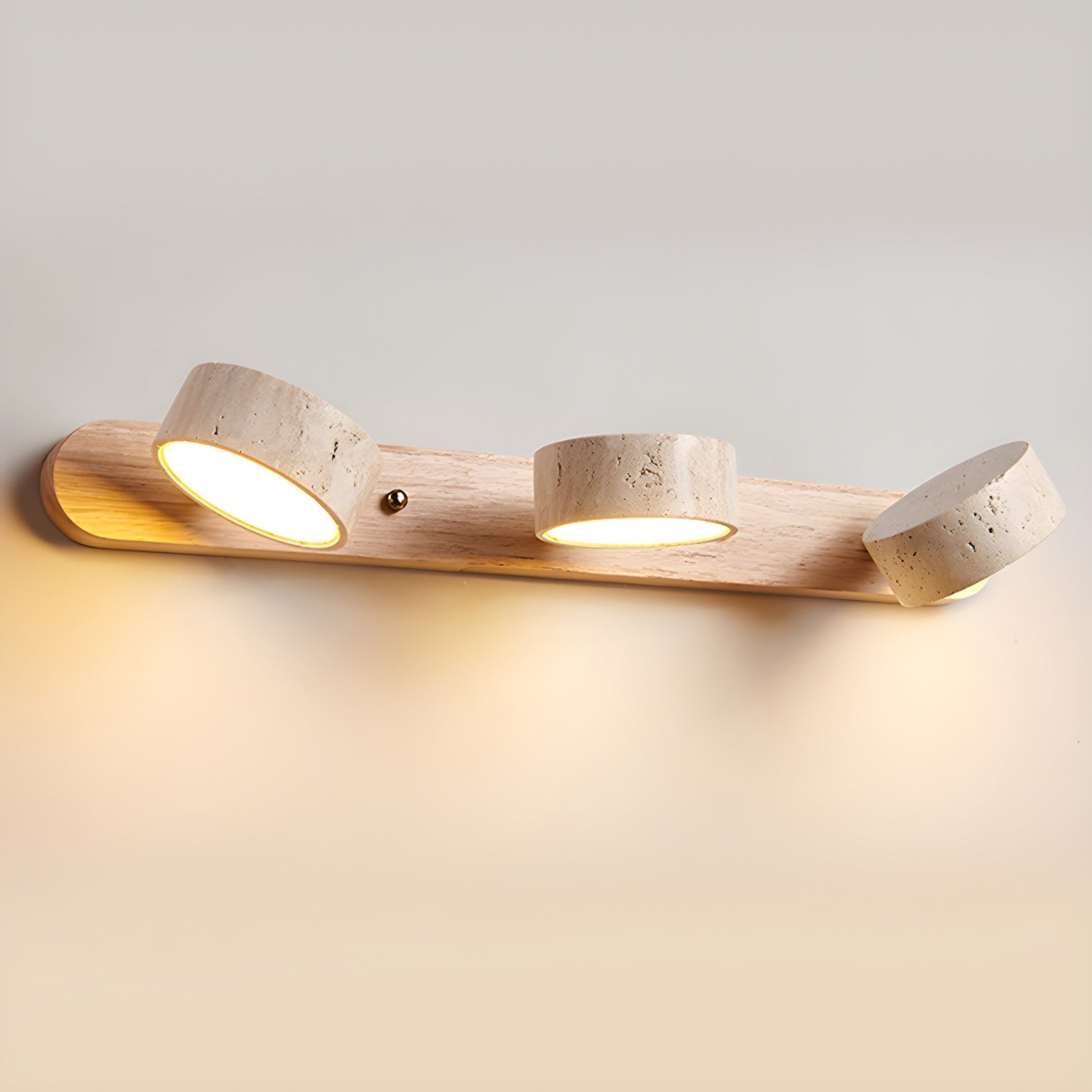 Travellia Scandinavian Travertine Vanity Wall Light K902
