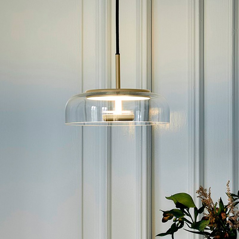 Classic glass pendant lamp