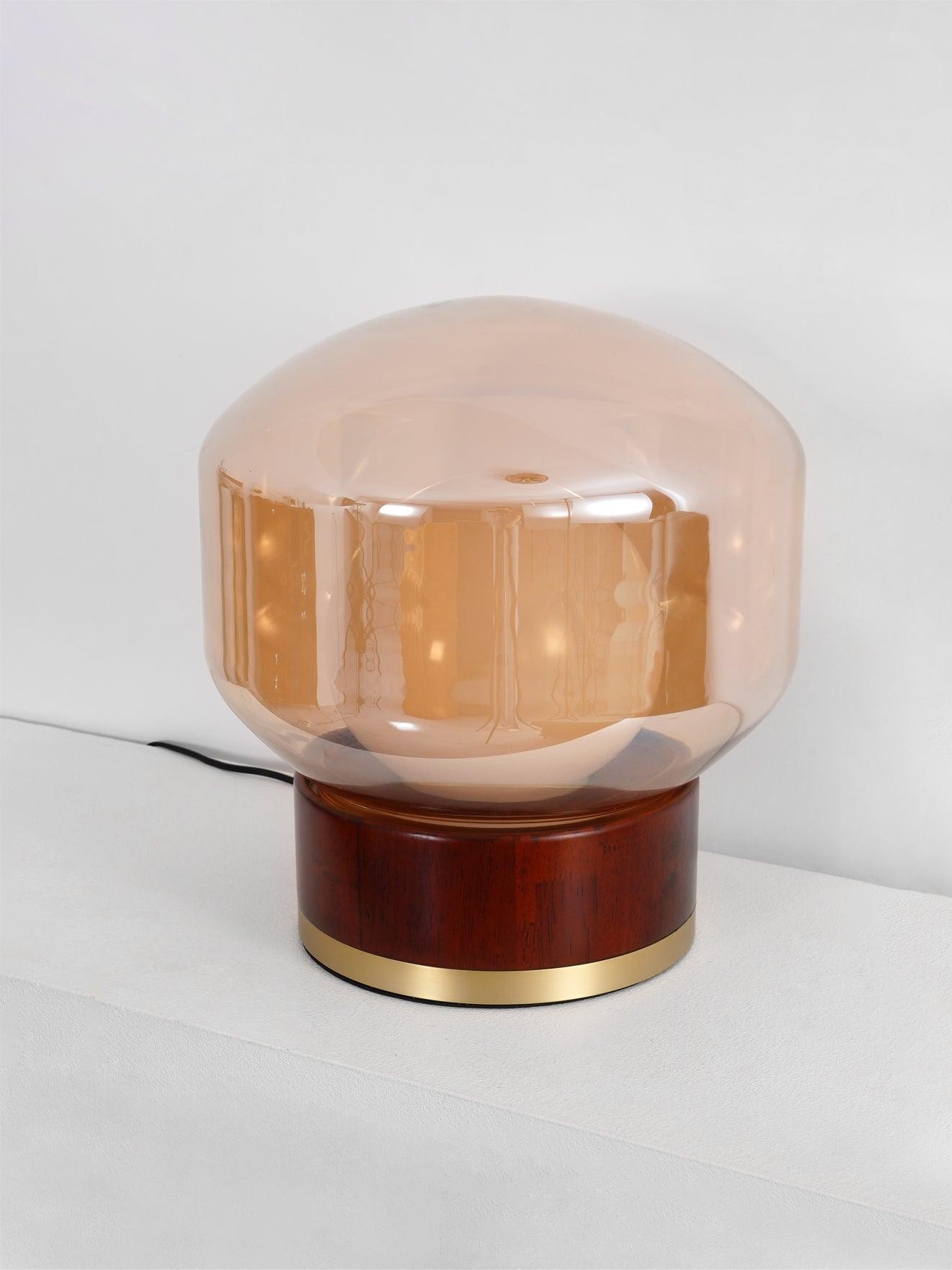 Simple Creative Wood Orb Table Lamp K628