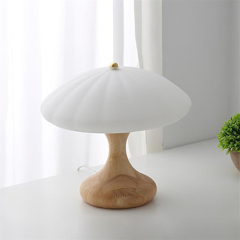 Mushroom Shape Curved Table Lamp K697