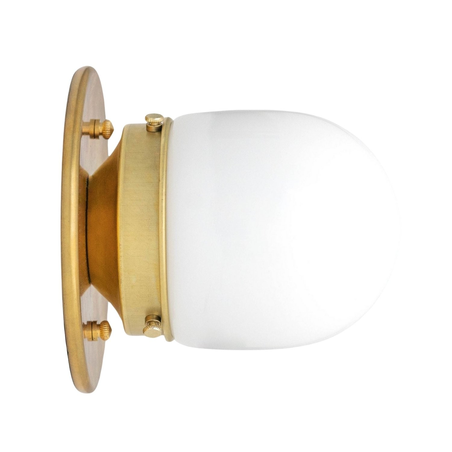 Opalume Glass Ceiling Light and Wall Light - Art Deco Small Globe Fixture for Entryway K1456
