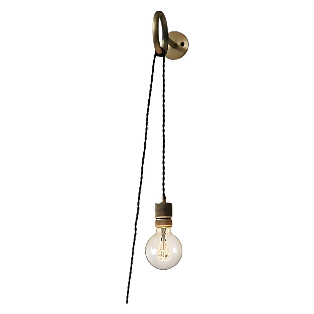 Loop Minimalist Wall Light With Wall Socket