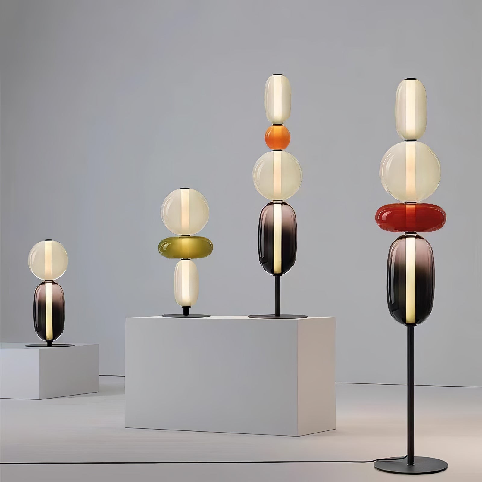 Nordic Creative Minimalist Luxury Glass Floor Light For Living Room K290
