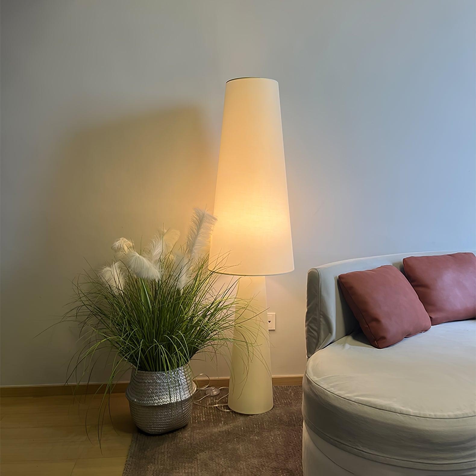 Column Fabric Floor Lamp Suitable For Living Room K328