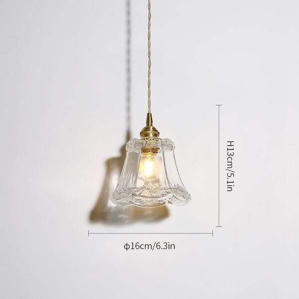 Clear glass pendant lights series