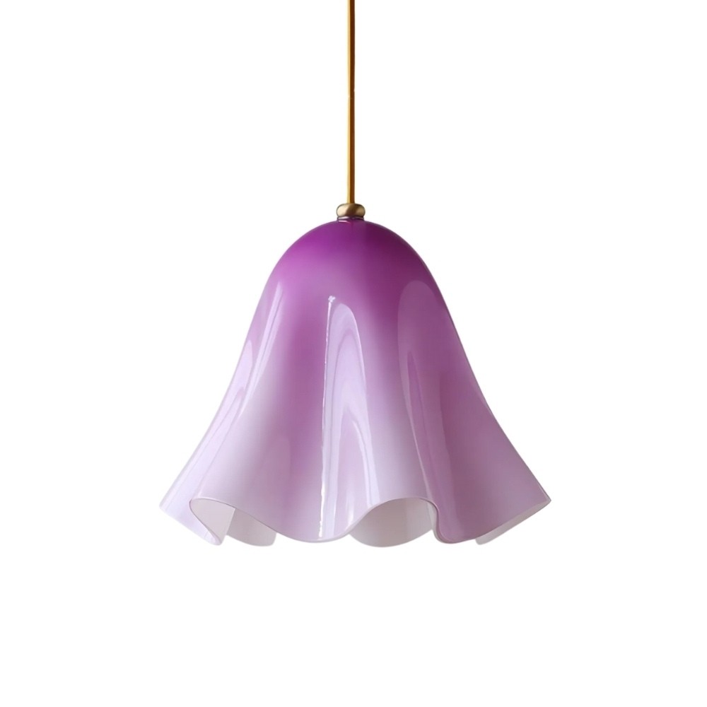 Bellina Vintage Fluted Glass Pendant Light – Mid-century Modern Fazzo  Pendant For Home Decor K897