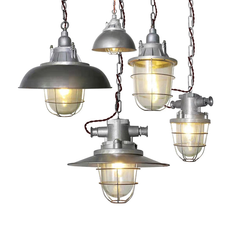 Bulkhead Cage Pendant Light D629