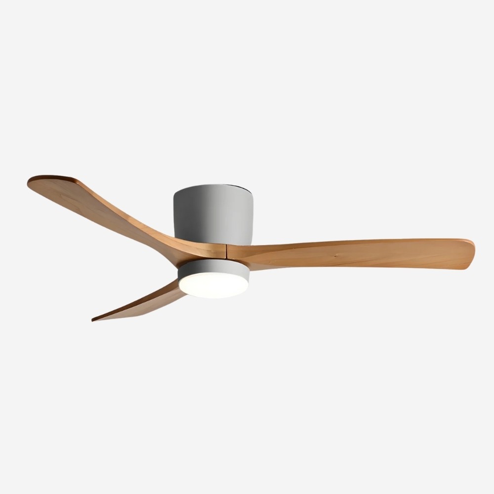 Nordic Modern 3 Blades Wooden Ceiling Fan Light K1119