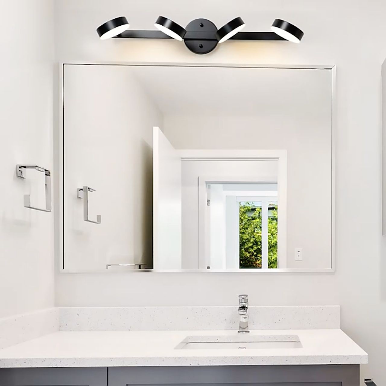 Modern Adjustable Multi Round Heads Bathroom Vanity Wall Light K117