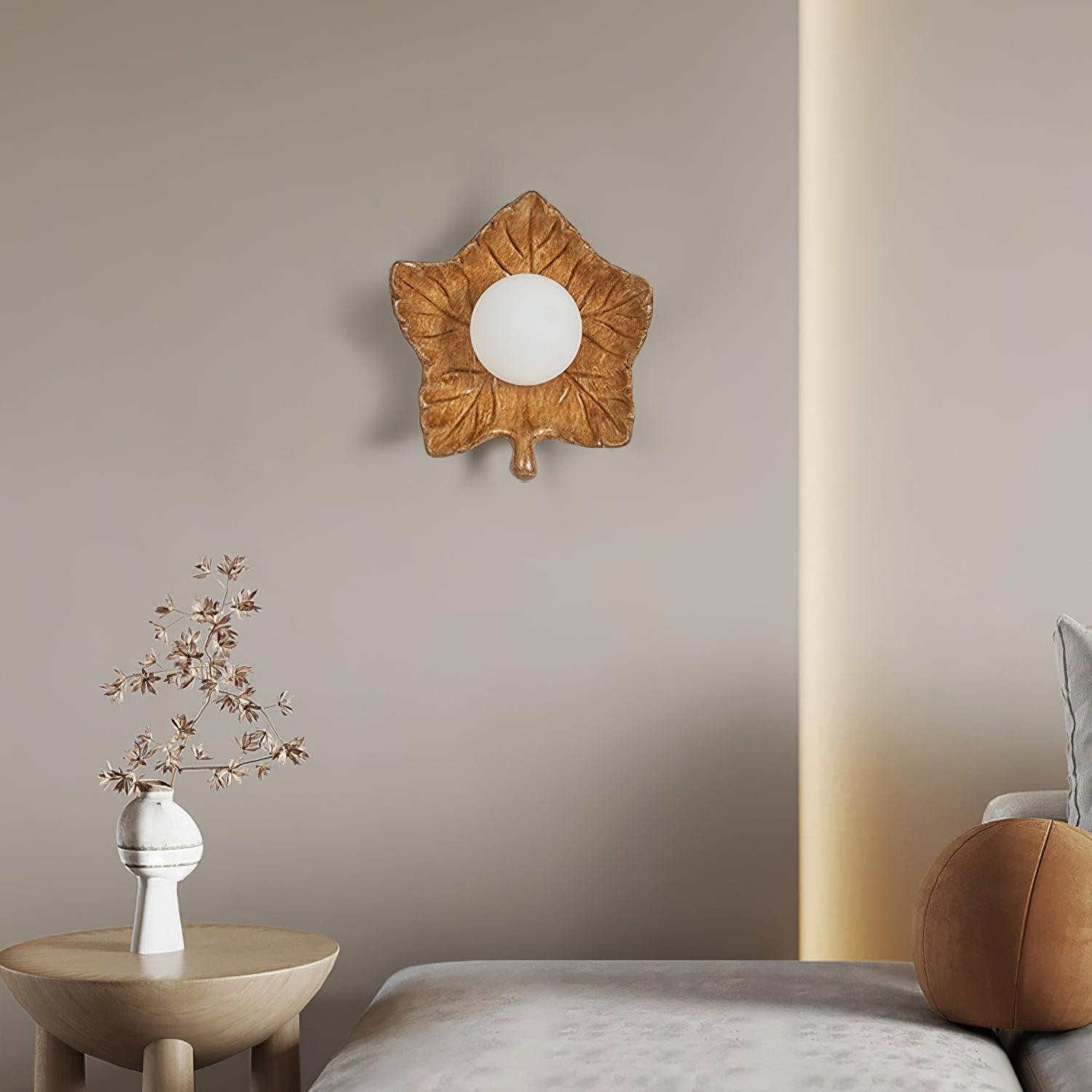 Maple Leaf Wall Light K484