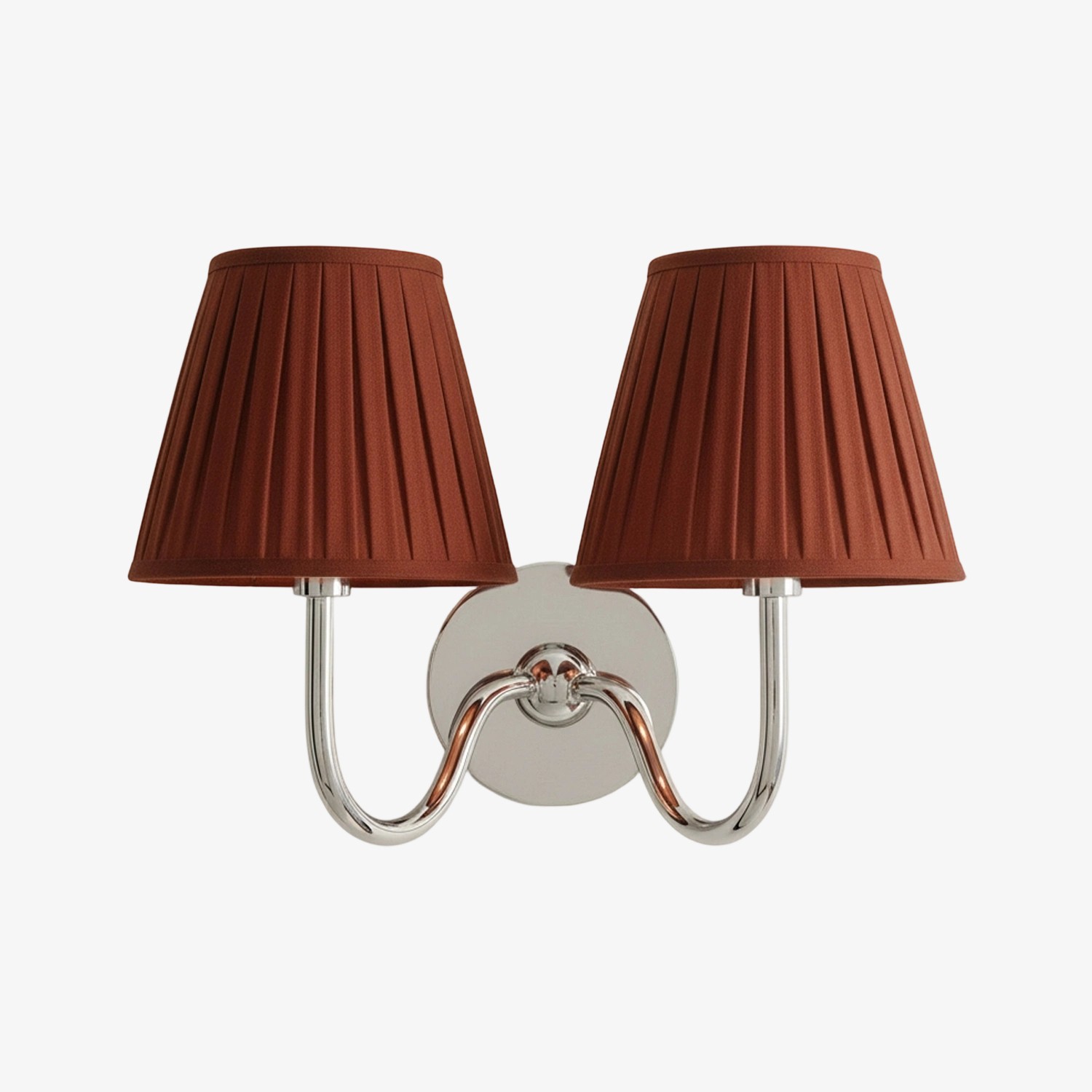 Luvora Pleated Fabric Shade Wall Sconce – Modern Classic Indoor Lighting K1306