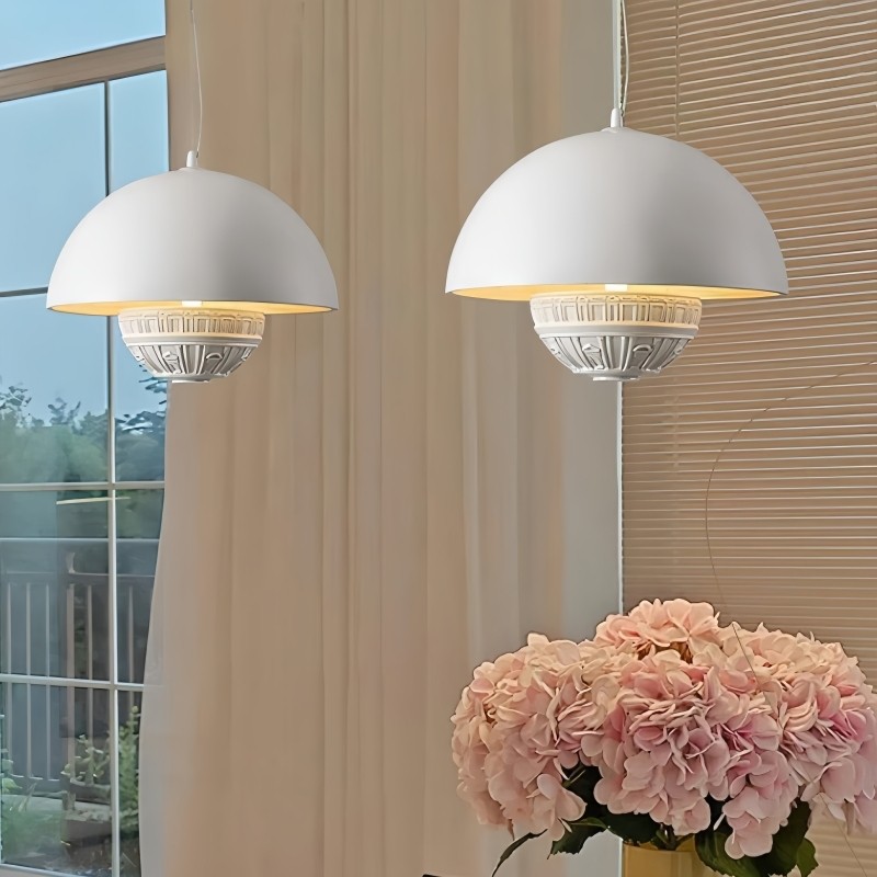 Semi Circular Metal Pendant Lamp K553