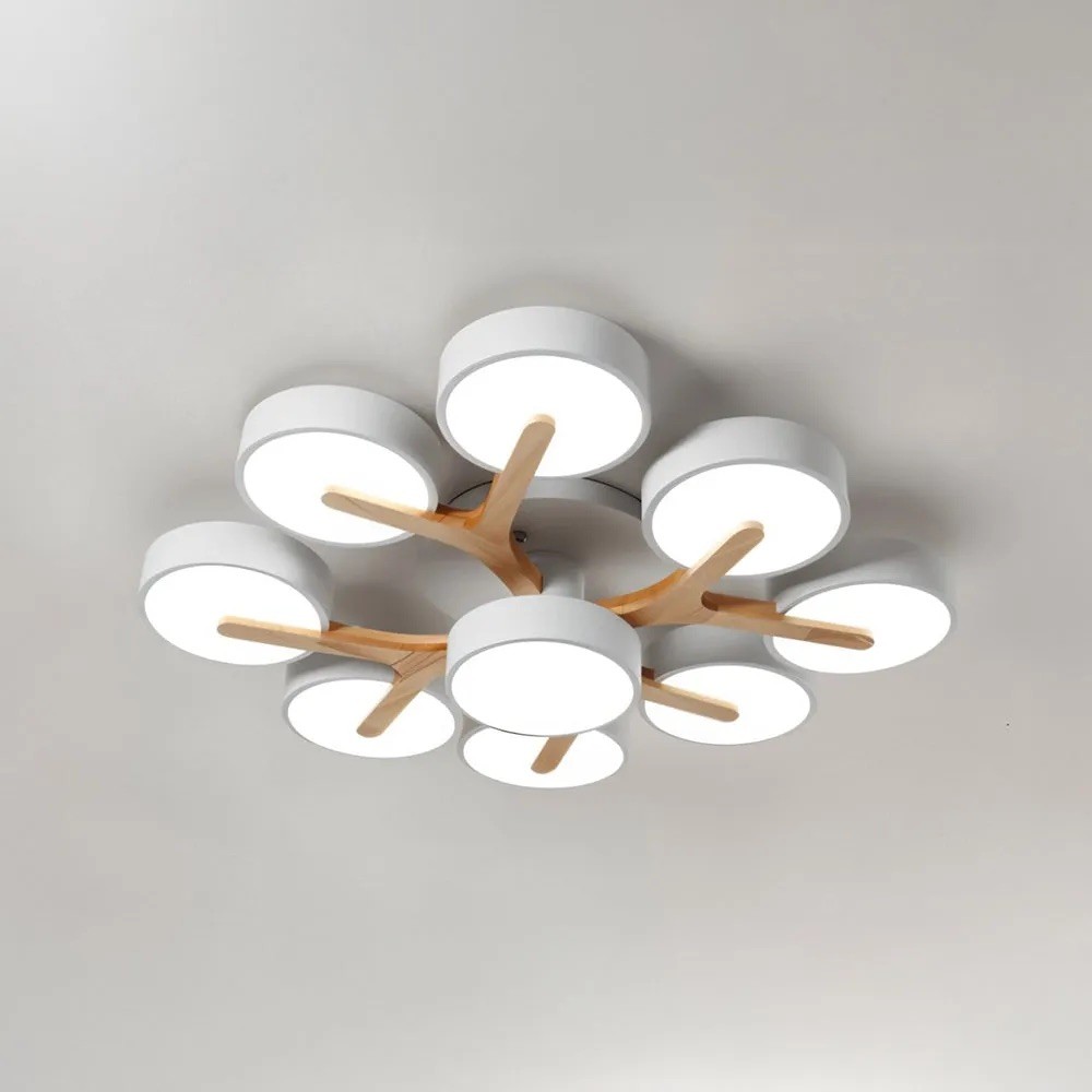 Nordic Semi Flush Branch Led Ceiling Light K939