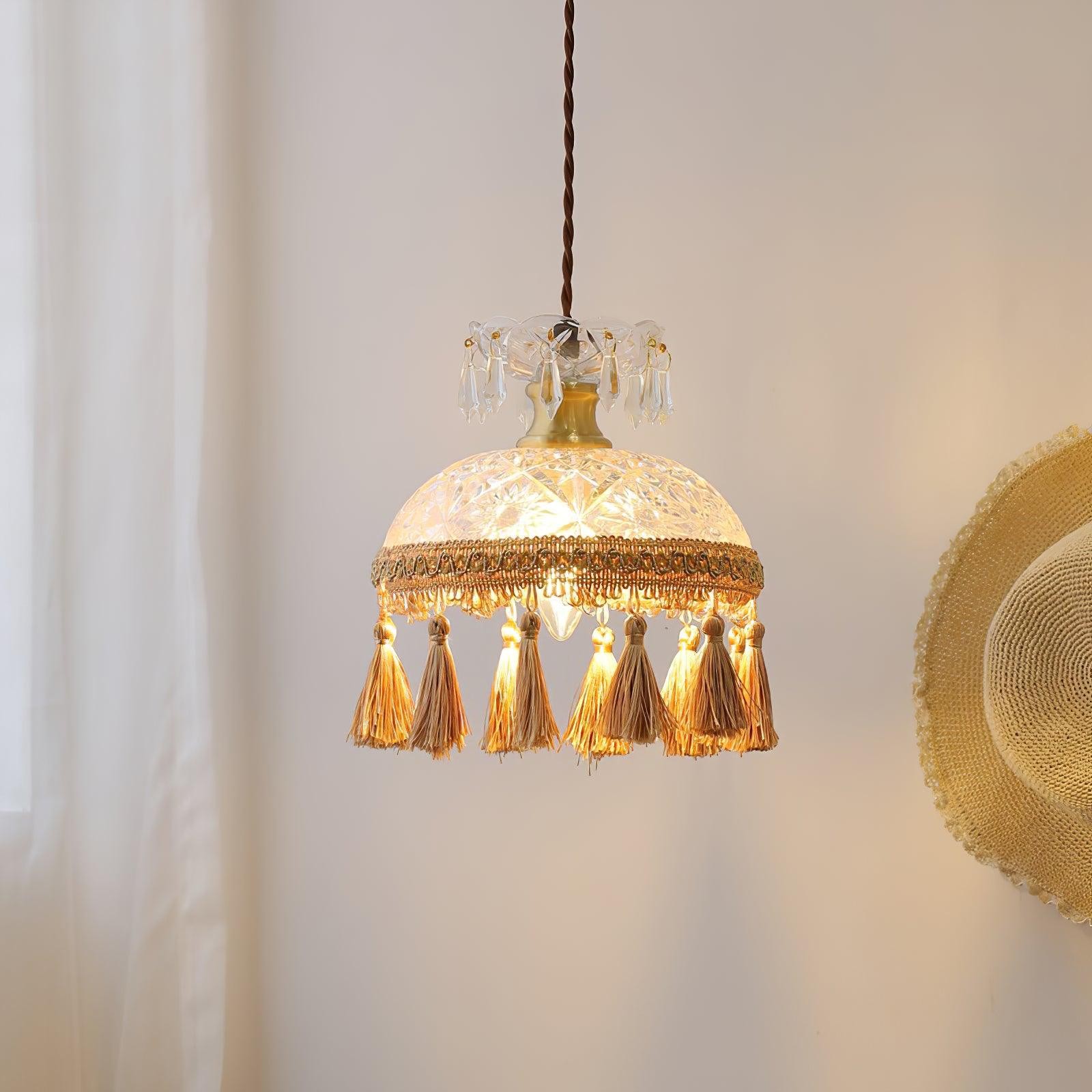 Bowl Tassel Pendant Light K271