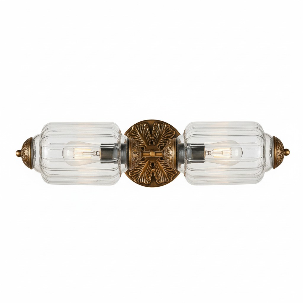 Eloise Pumkin Glass Vanity Sconce K864