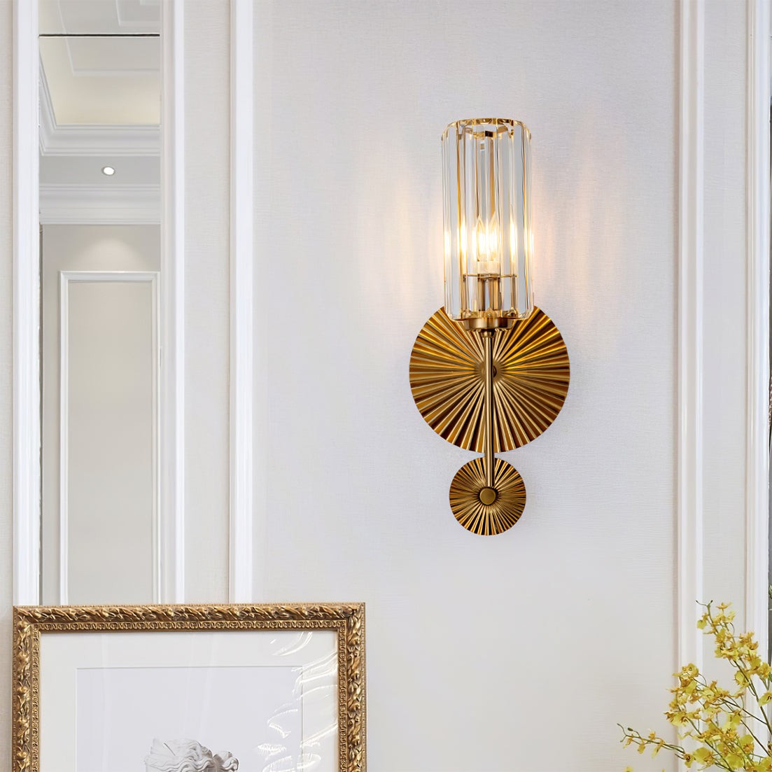 Nordic Light Luxury Crystal Wall Lamp K306