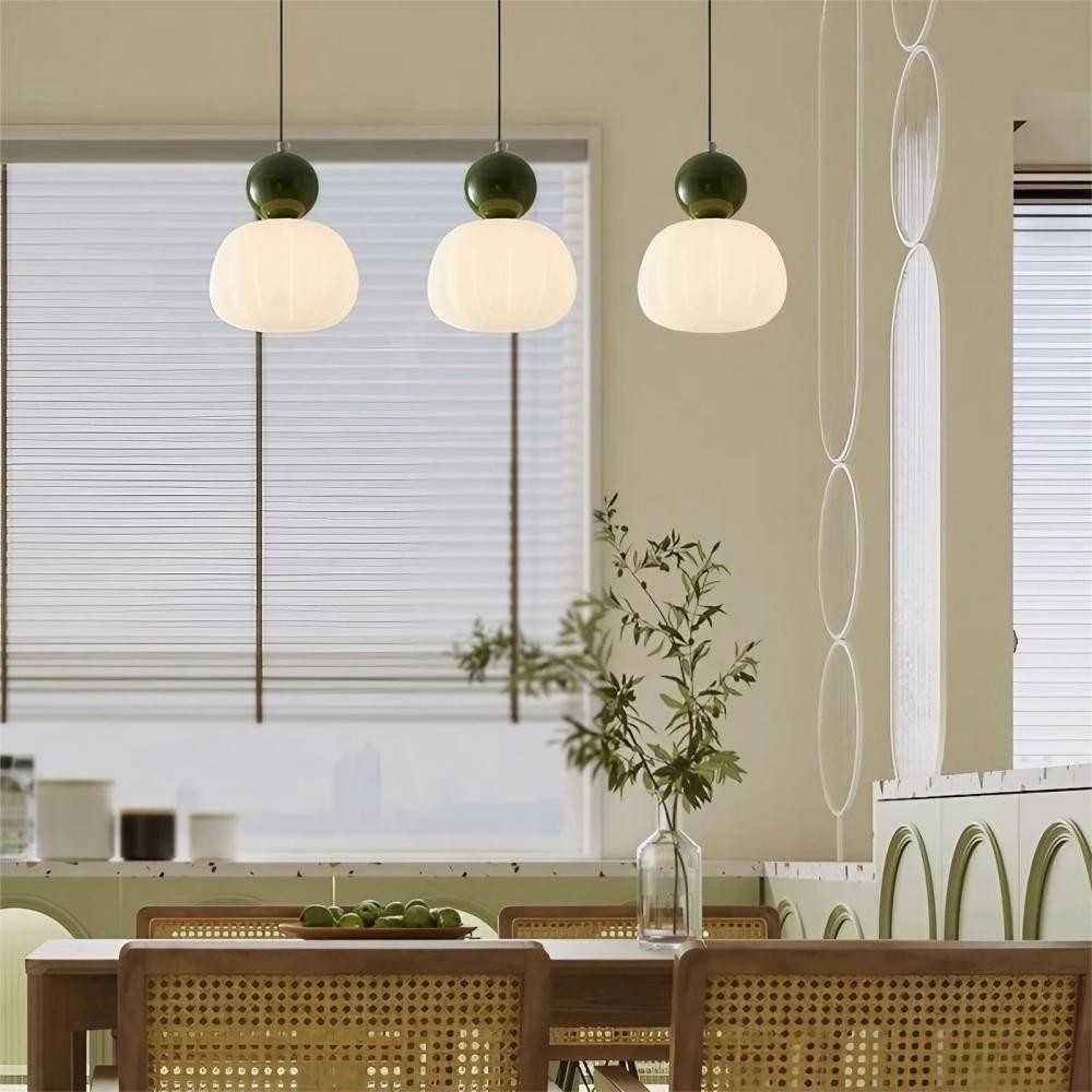 Ornavigo Round Bauhaus Pendant Light - Modern Lighting for Dining Living and Bedroom K37