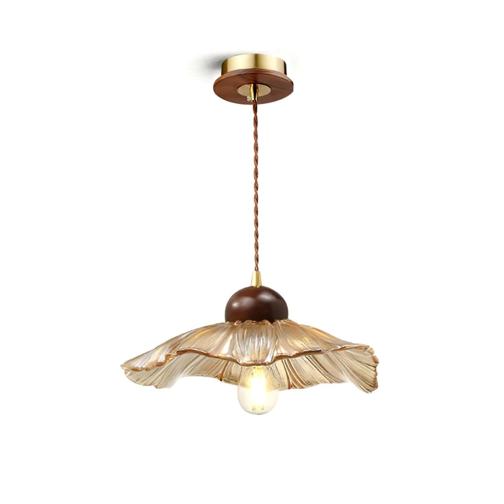Scalloped Floral Pendant Lamp K1081