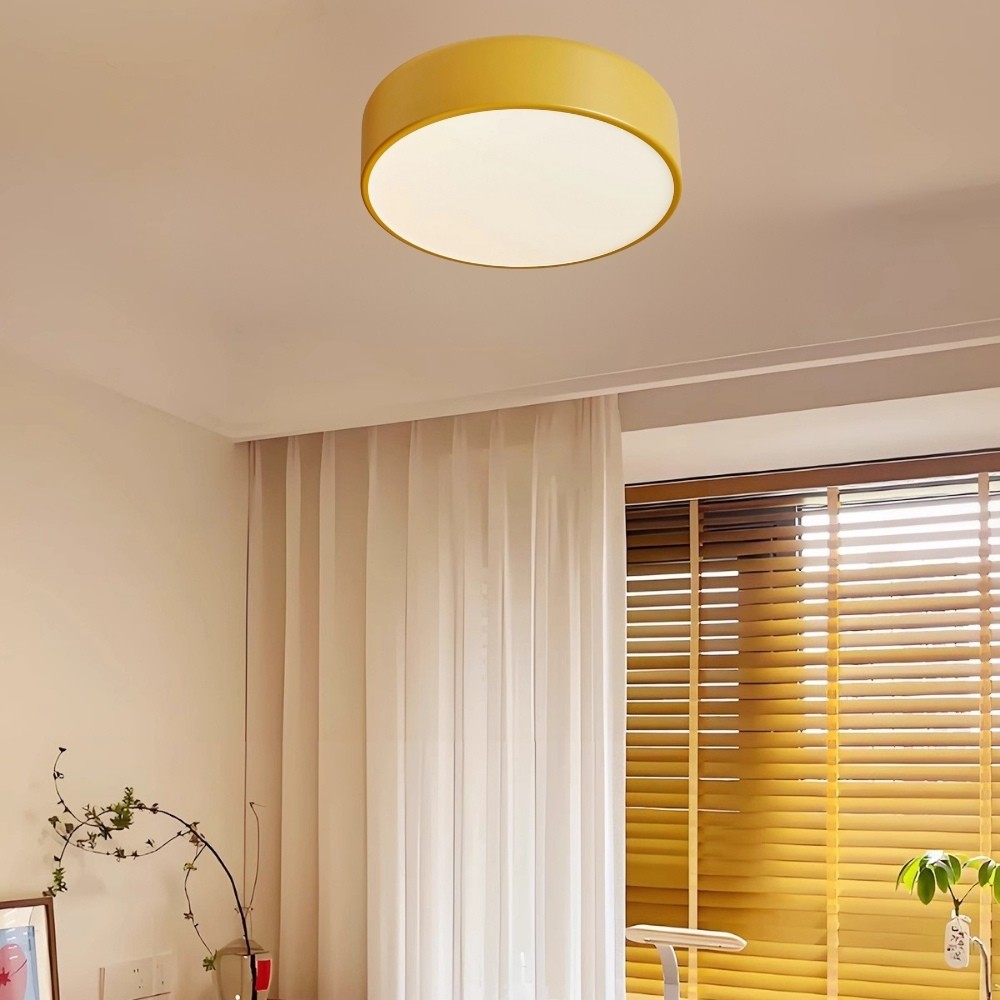 Minimalist Round LED Ceiling Lamp – Contemporary Bobber Design For Home Decor K945