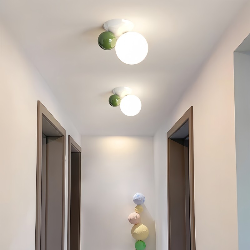 Macaron Globe Metal Wall Light Ceiling Light K566