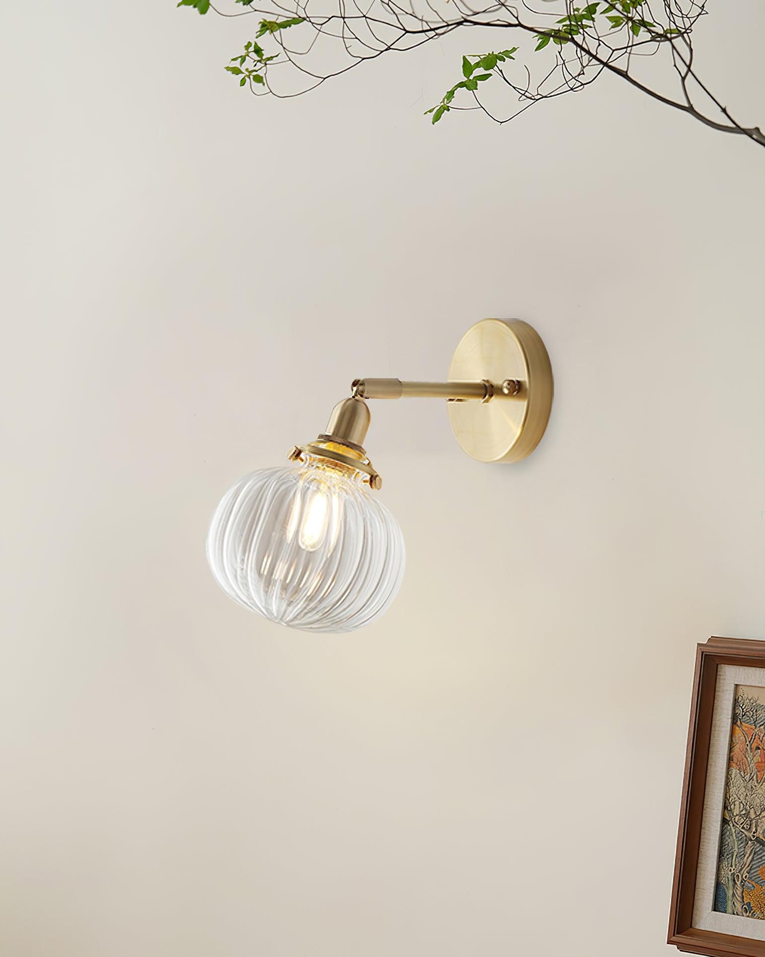 Simple Hallway Entrance Pumpkin Pattern Wall Lamp K636