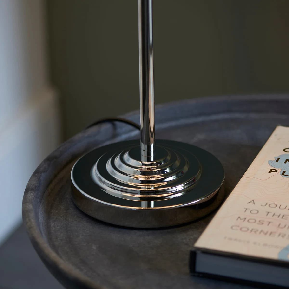 Tela 1‑Light and 3‑Light Table Lamp - Modern Linen & Metal for Living Room K1814