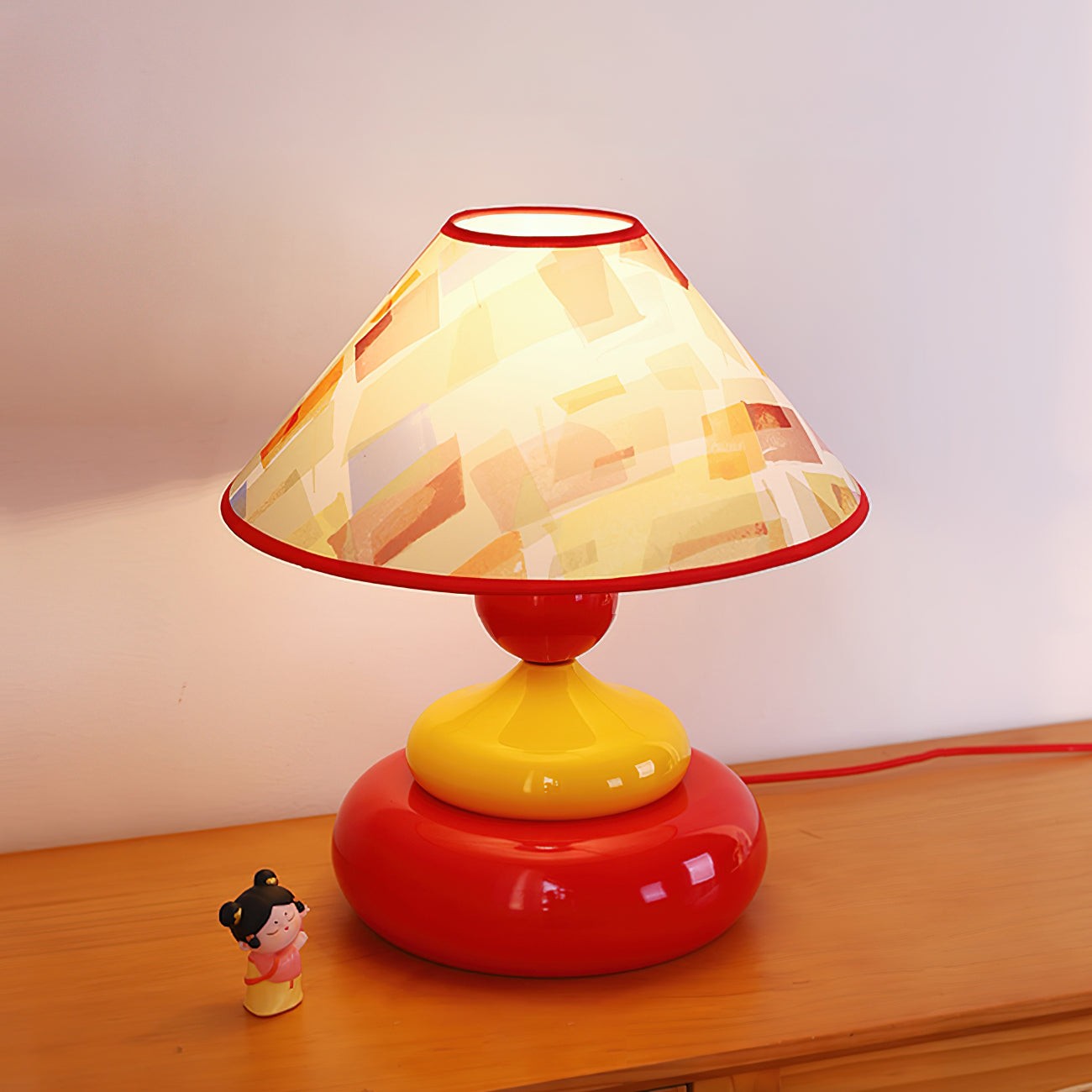 Retro Decorative Colorful Stacked Table Lamp K570