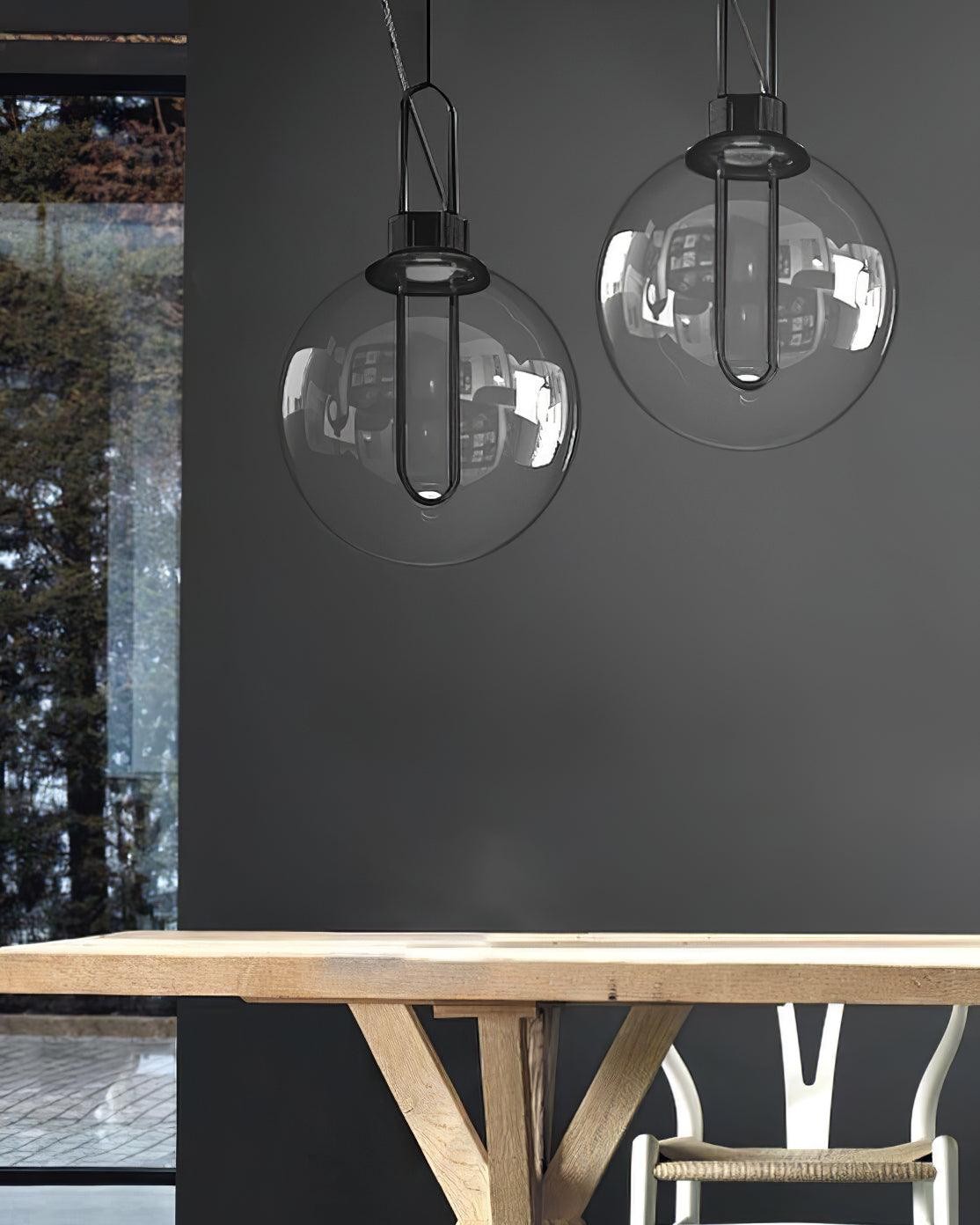 Clear Glass Orb Style Pendant Lamp K560
