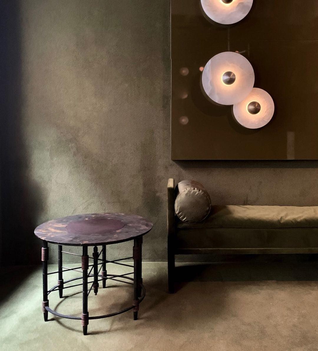 Creative Marble Round Wall Lamp K498