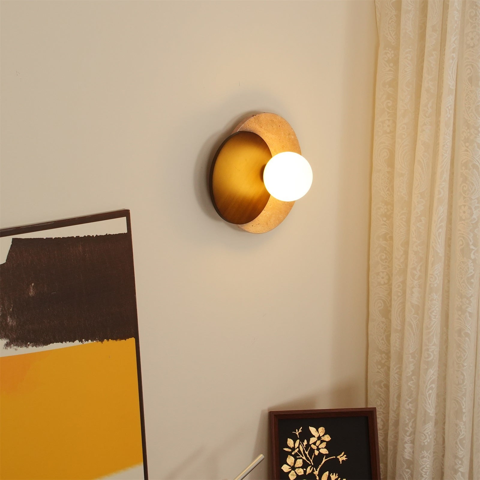 Simple Double Circle Splicing Wall Lamp K565