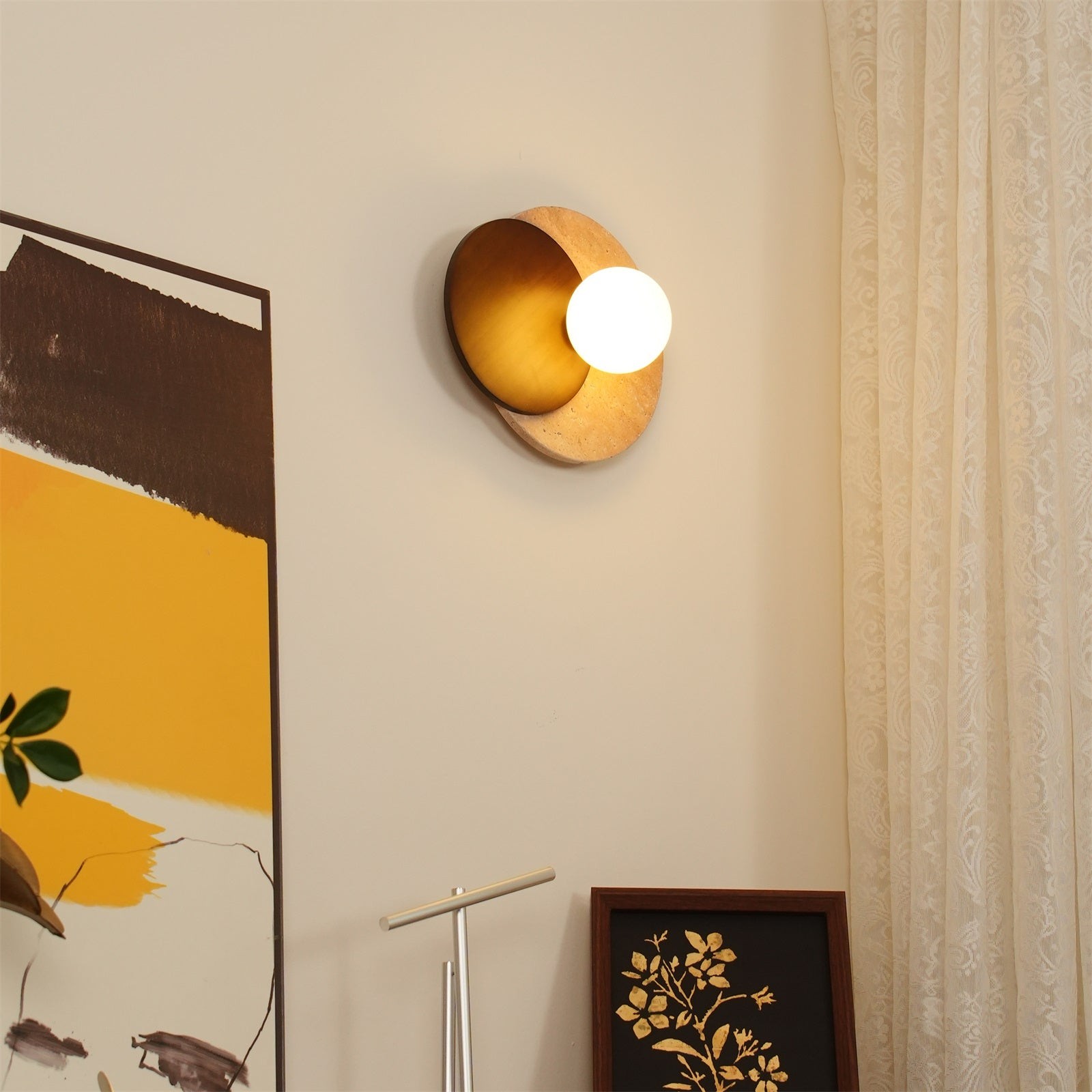 Simple Double Circle Splicing Wall Lamp K565