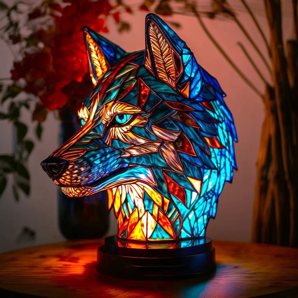 Magical Animal Statue Resin Table Lamp K482