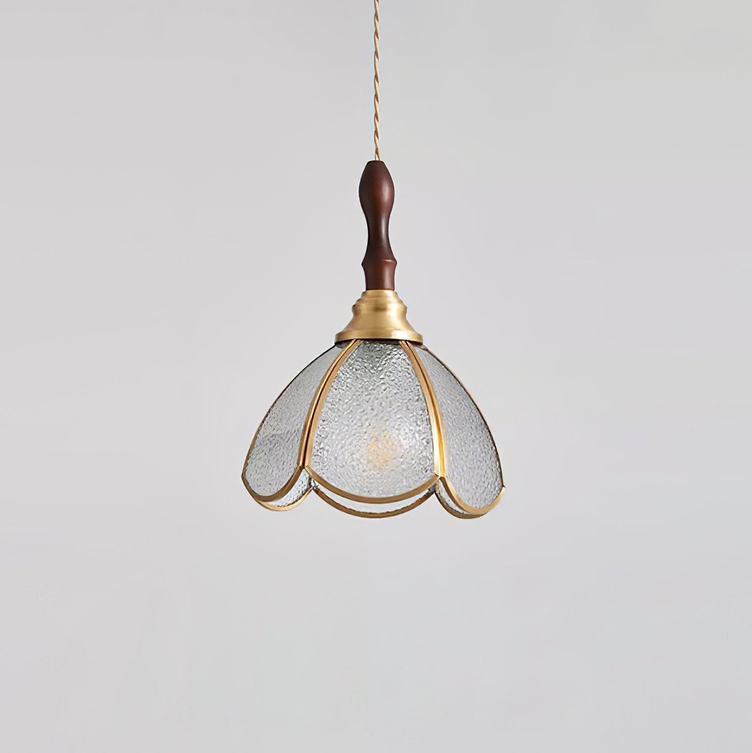 Vintage Tiffany Stanied Glass Pendant Lamp K624