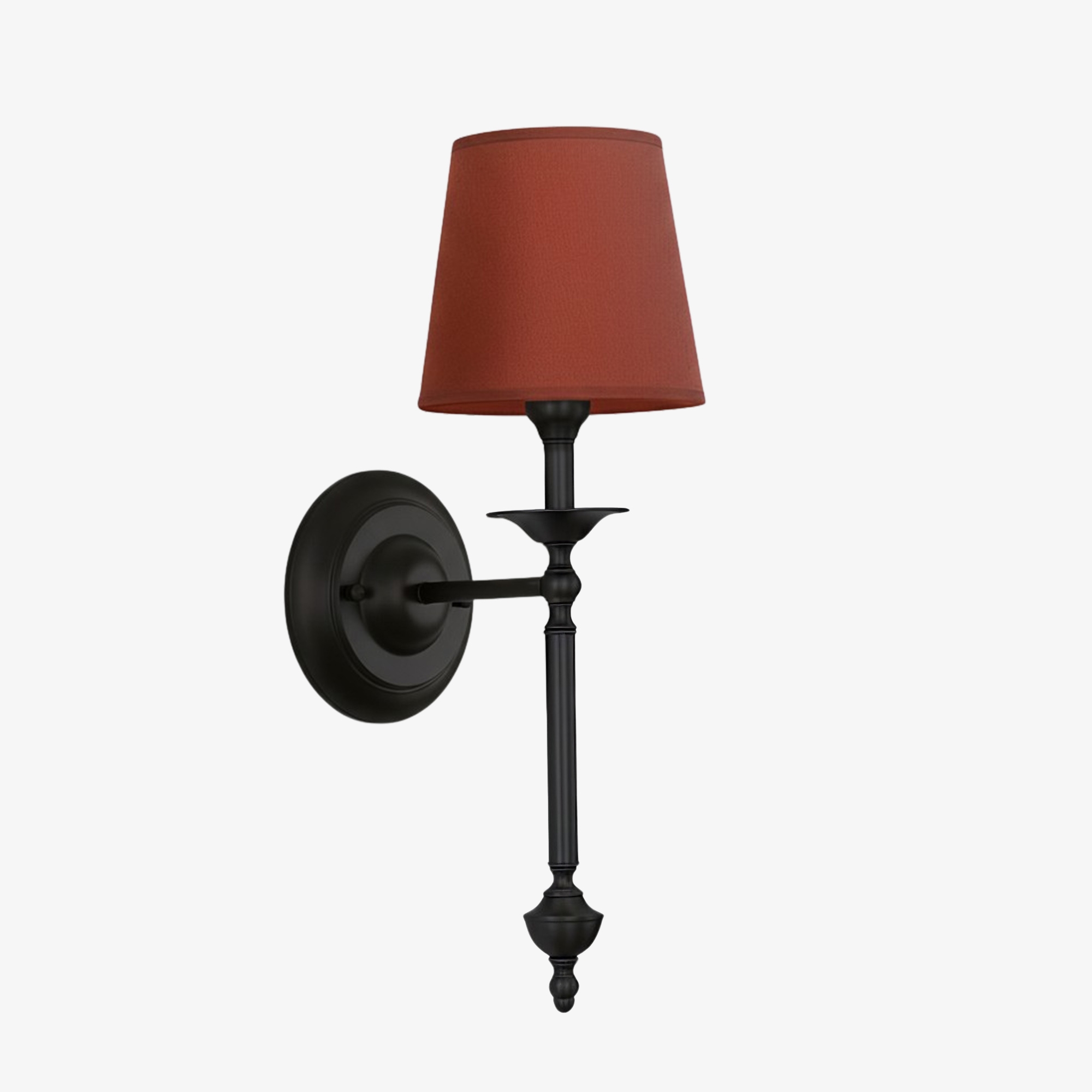 Arcuma Fabric Wall Sconce - Modern Copper Wall Light for Hallway K2353