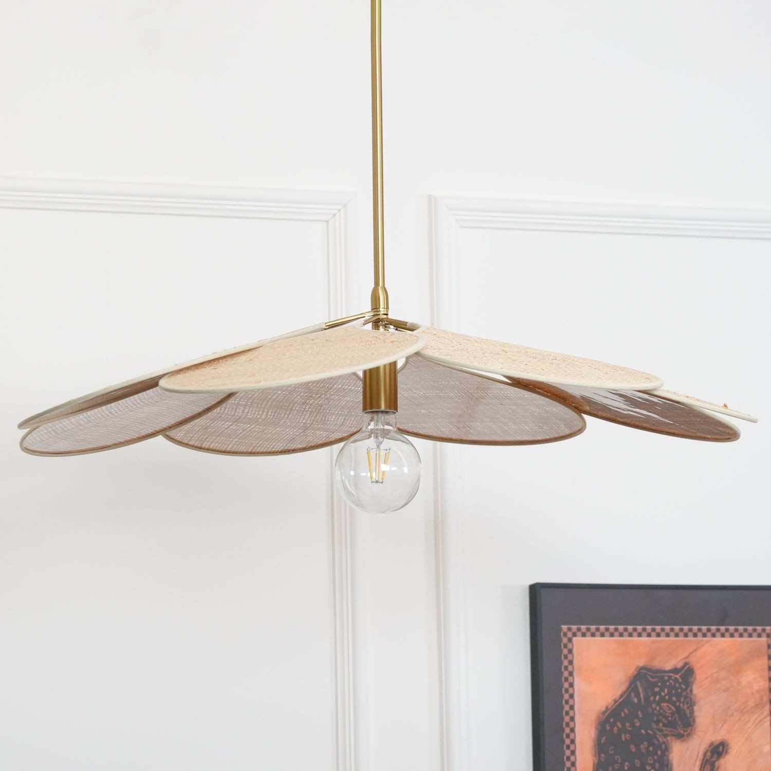 Petals Bloom Rattan Pendant Lamp K588