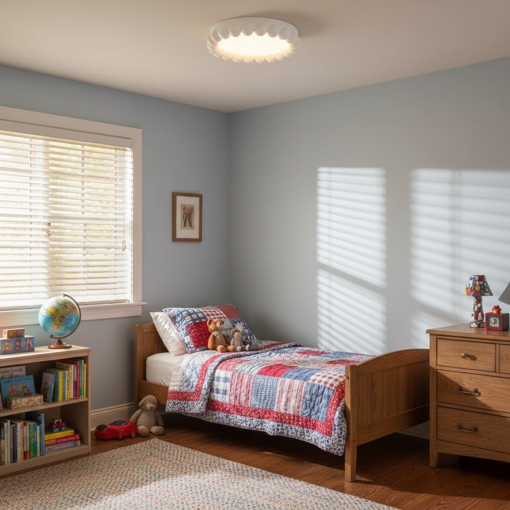 Orilux Low Profile Contemporary Round Ceiling Light for Living and Bedroom K2139