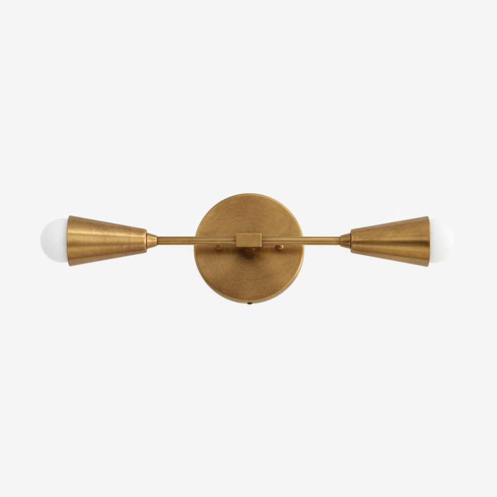 Mobilux Line Minimalist Vanity Light Fixture - Mid Century Bathroom Sconce K1435