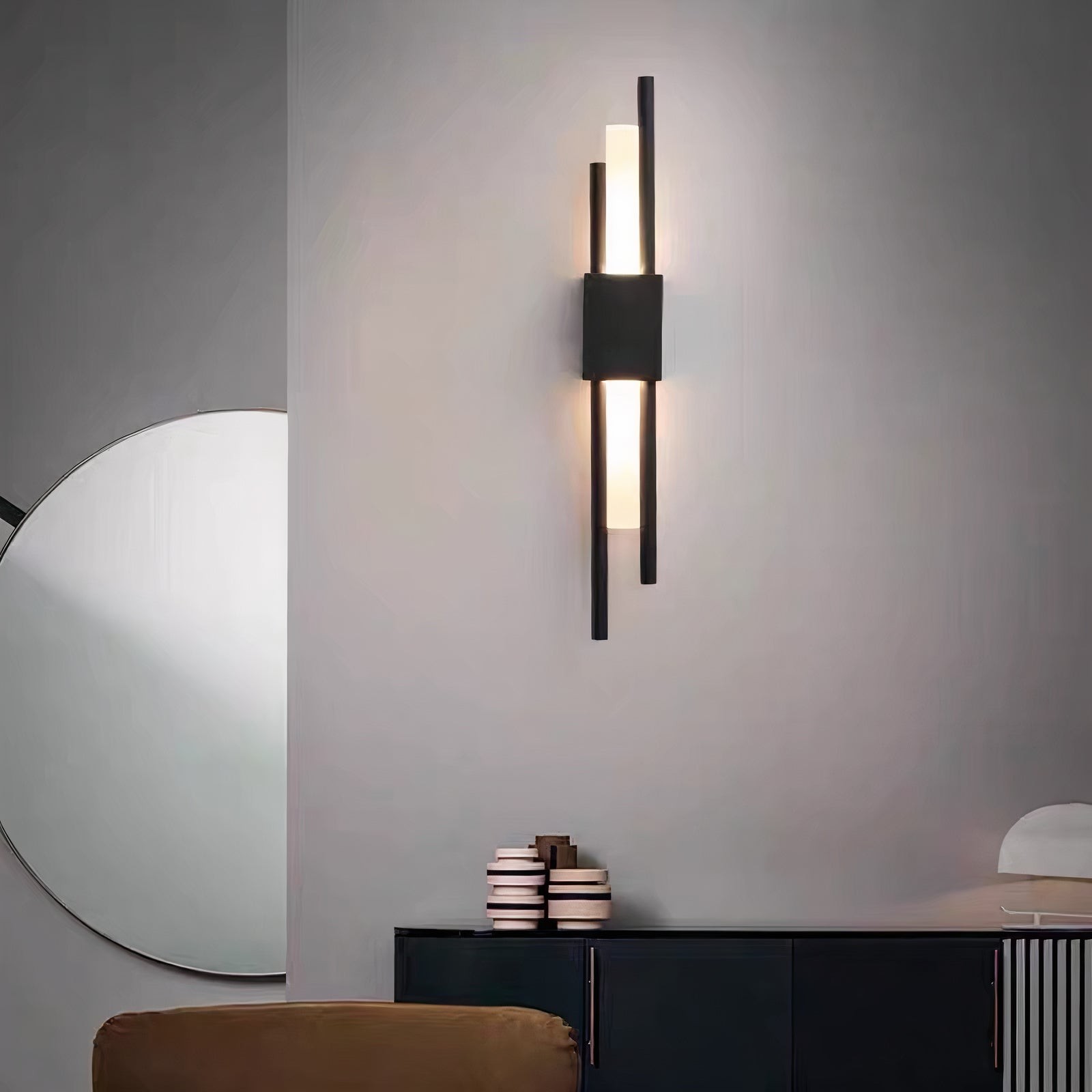 Post Modern Minimalist Light Luxury Grille Wall Lamp K409