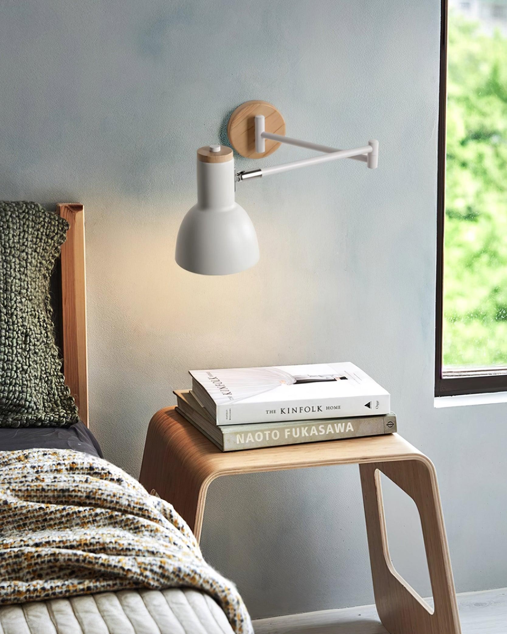 Wooden Adjustable Wall Lamp K325
