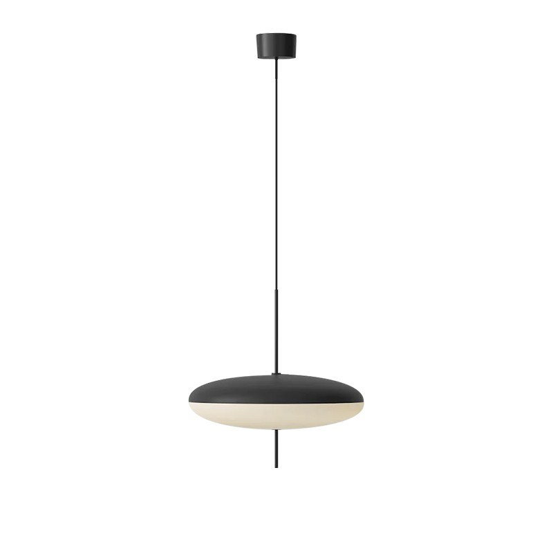 Minimalist Model 2065 Pendant Lamp - Oval Acrylic Lighting for Dining Room and Living Spaces