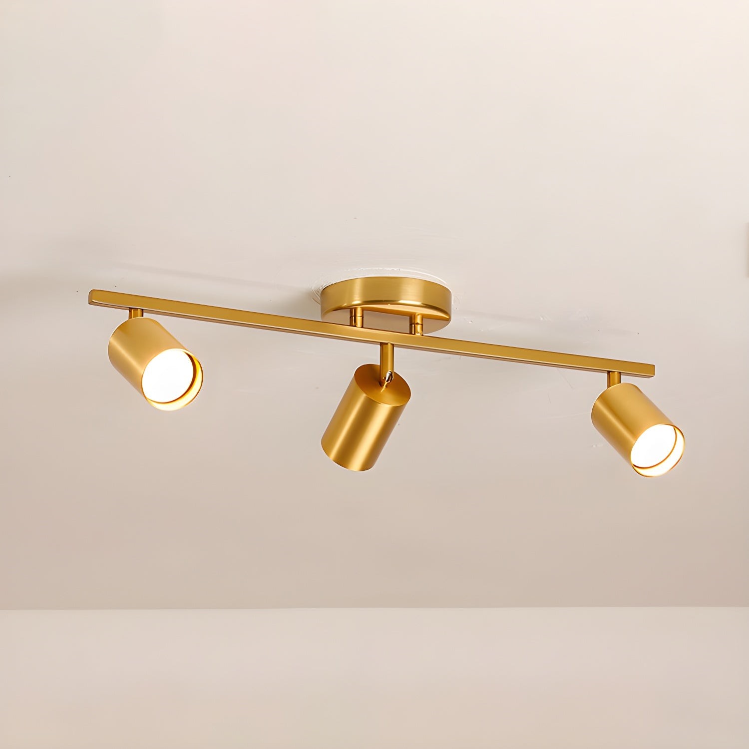 Row Of Multi-Head Metal Ceiling Lights K373