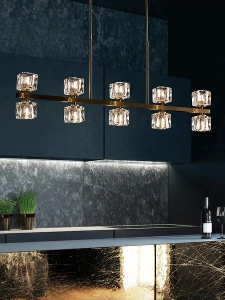 Crystal Round Chandelier/Brass Crystal Series